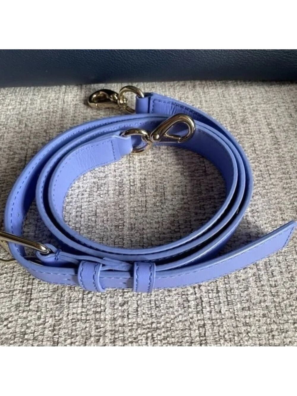 Kate Spade Navy Blue Color Block Pebble Leather Bag NWT - Picture 9 of 16